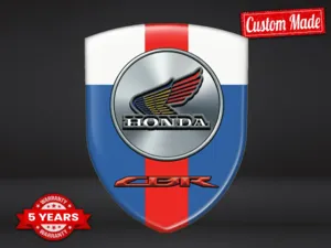 Honda Emblème Bombé Qualité Pro Personnalisable